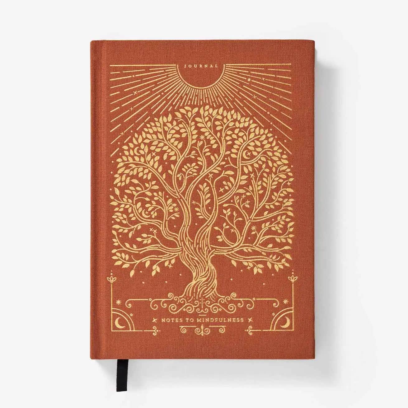 Intelligent Change - Wholesale Journal/diary - Notes to Mindfulness Journal Orange, Daily Guided Reflection