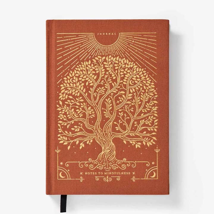 Intelligent Change - Wholesale Journal/diary - Notes to Mindfulness Journal Orange, Daily Guided Reflection0