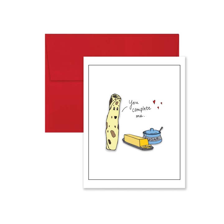 Lefse Valentine's Day Card for wholesale by Wheatheadz
