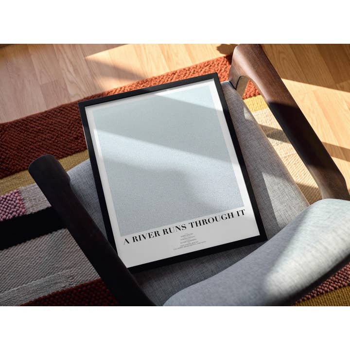Fade Out Prints - Wholesale Art Print - A River Runs Through It Film Script Movie Poster