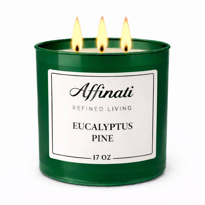 3-Væge Eukalyptus Fyrretræ Lys for engroshandel hos Affinati