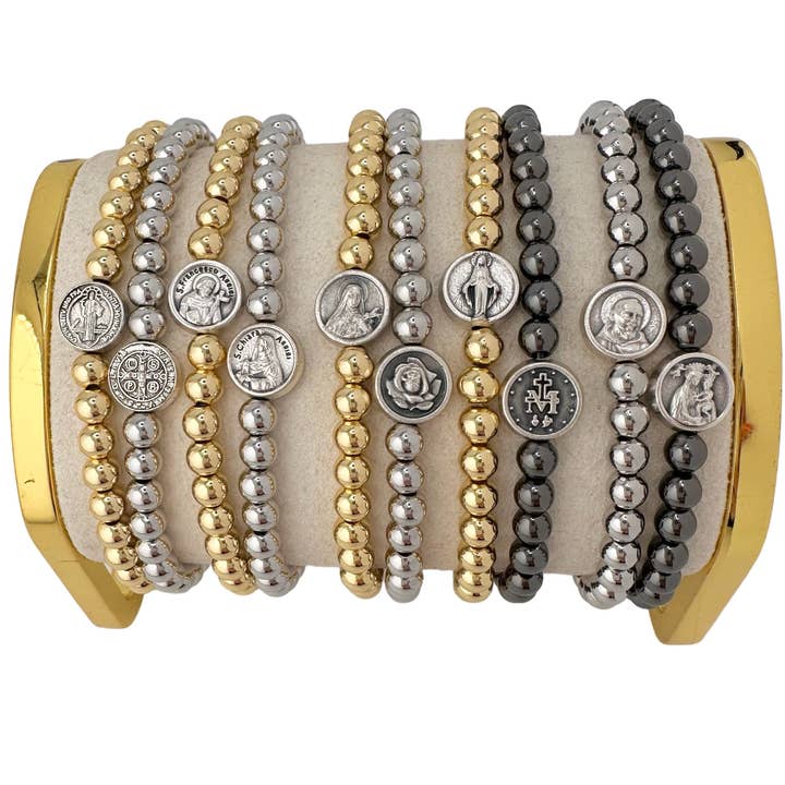 Love, Lisa - Wholesale Prayer beads bracelet - Subliminal Saint 5mm Beaded Stretch Bracelets38