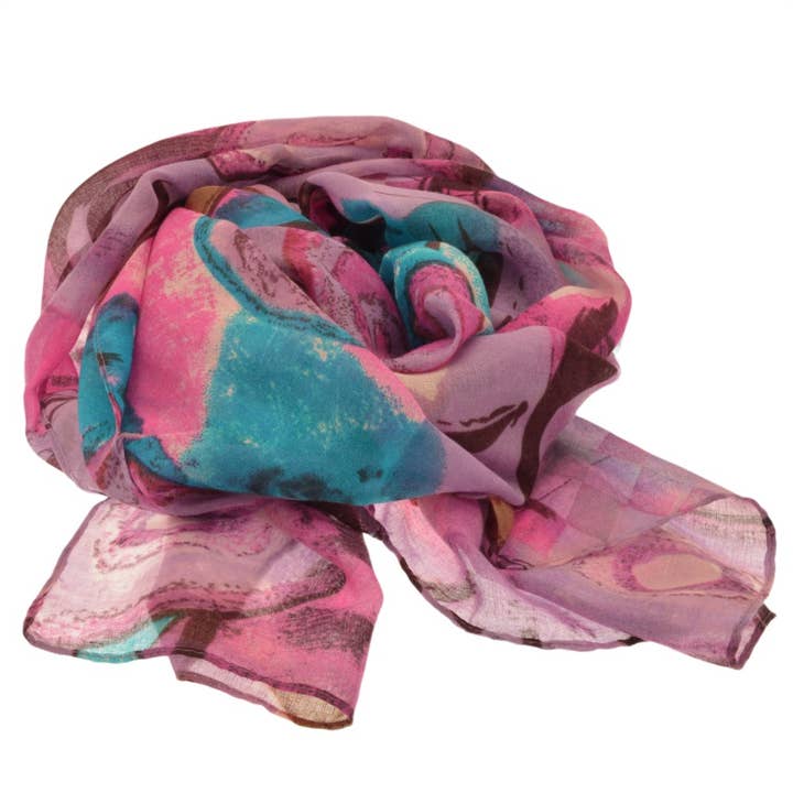 Écharpe Mélange Rose et Bleu pour la vente par Miss Milly Limited