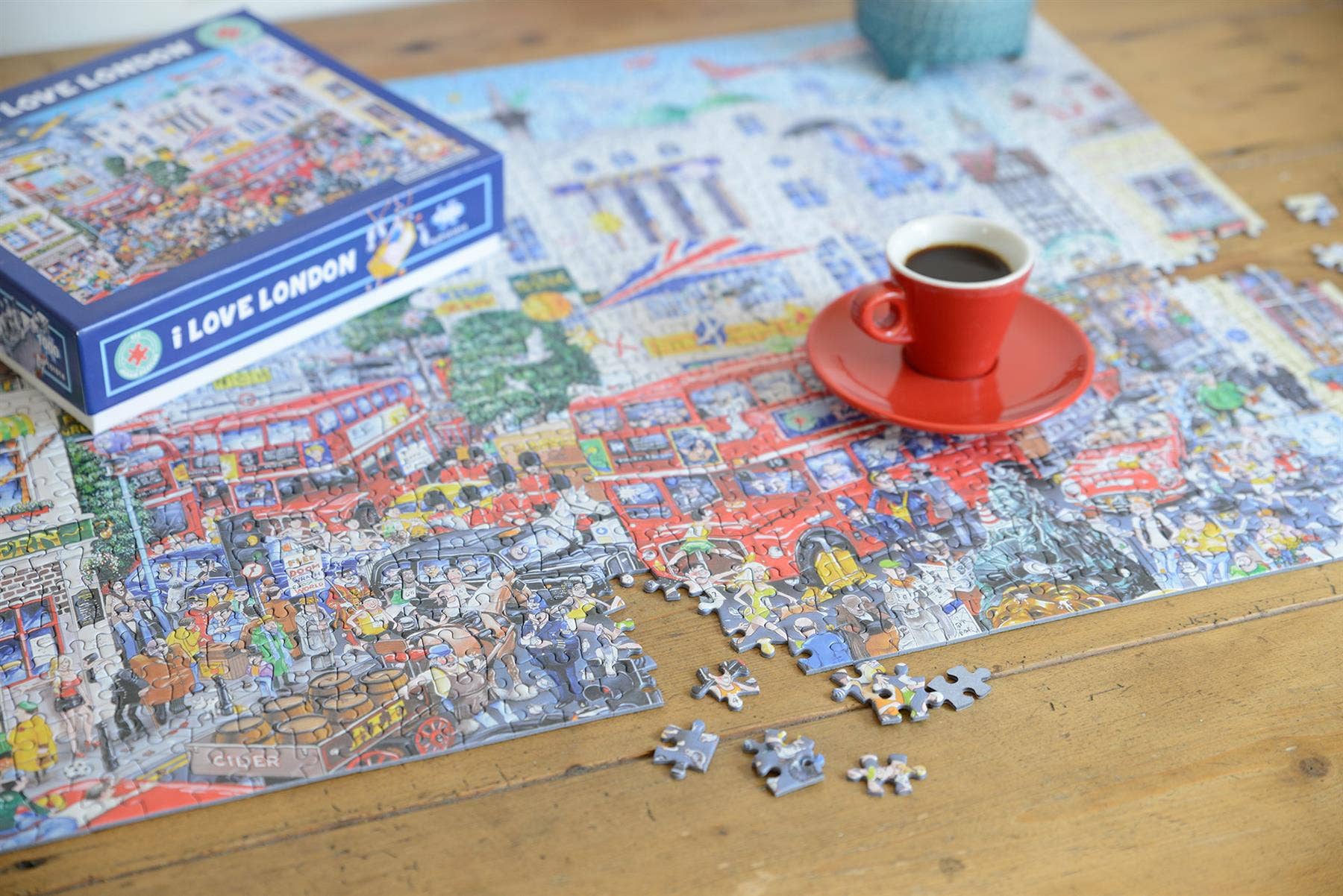 All Jigsaw Puzzles – wholesale Puzzle – Adult – I Love London - 1000 Piece Jigsaw Puzzle by Mike Jupp6