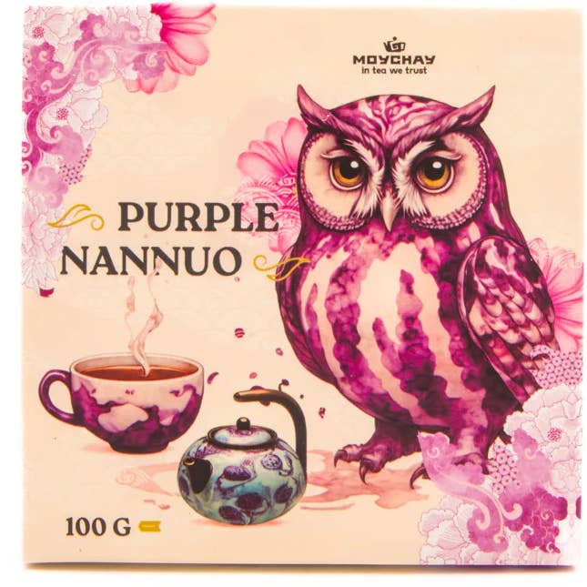 MISCHTEE, Purple Nannuo, Schwarzer Teeziegel, 100g für den Großhandel von Moychay Barcelona