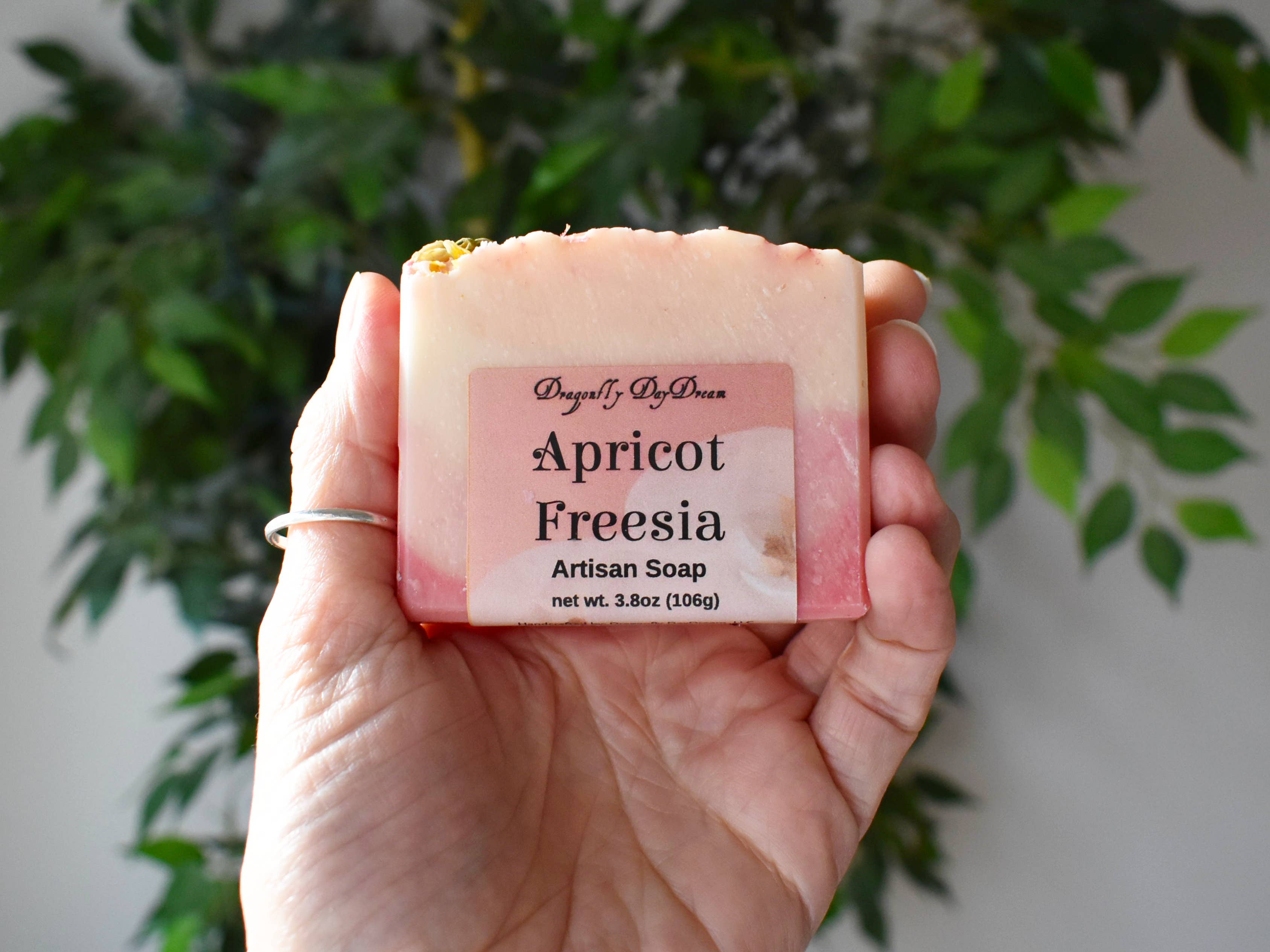 Dragonfly DayDream - Wholesale Bar Soap - APRICOT FREESIA Artisanal Soap5