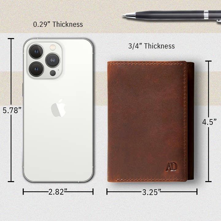 Access Denied Accessories - Wholesale Wallet - Men's - Trifold Wallets for Men Slim RFID Blocking Wallet Gifts Man18