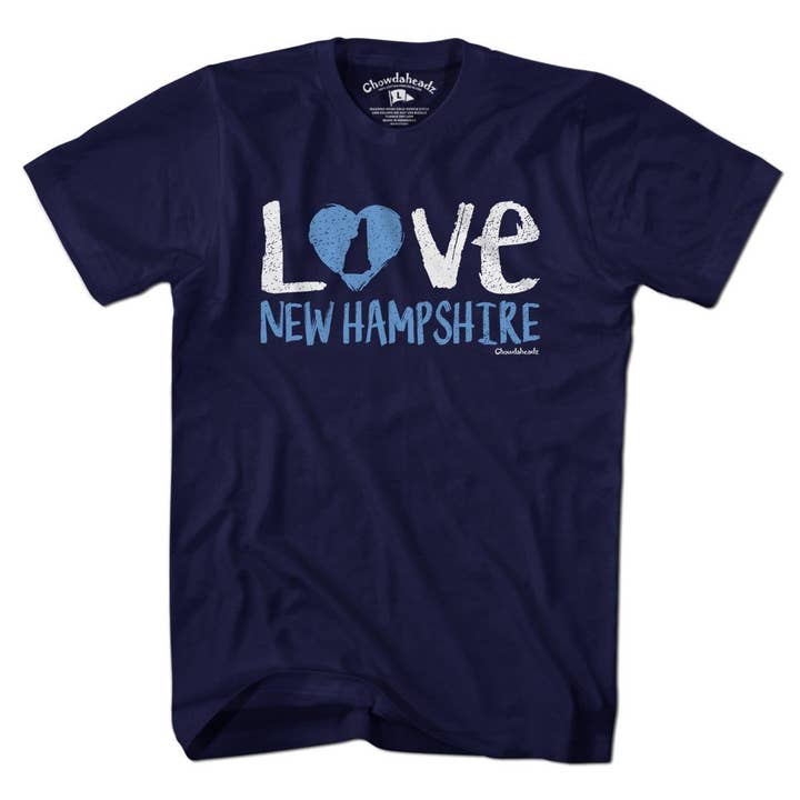 Love New Hampshire Maglietta per la vendita all'ingrosso da parte di Chowdaheadz