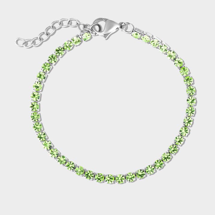WJW – wholesale Tennis bracelet – Stainless Steel Birthstone Tennis Bracelet11
