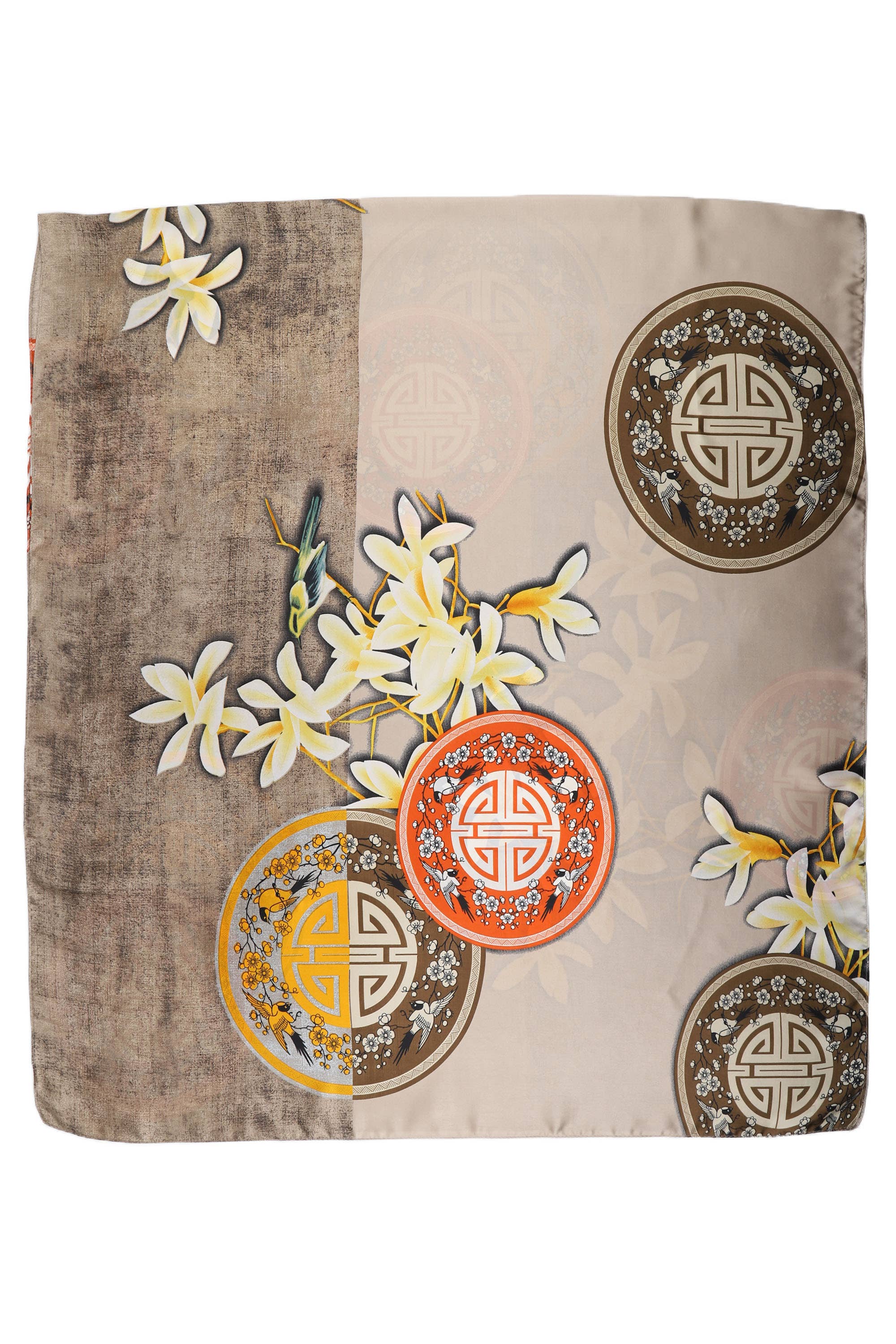 PHANIE MODE - Wholesale Scarf - Women's - Colorful printed scarf – Silk touch E-09182