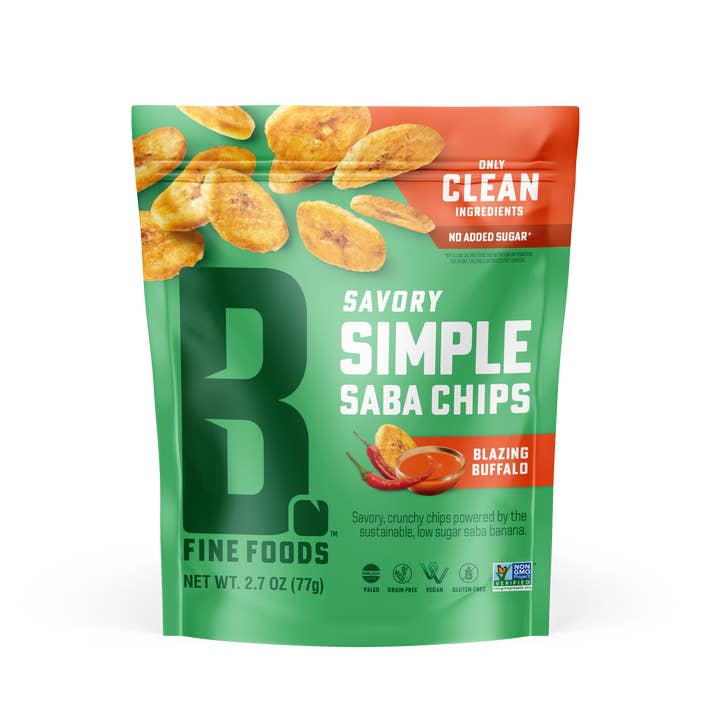 Awakened Foods - Wholesale Chips - B. Fine Blazing Buffalo Kettle Cooked Nana Chips