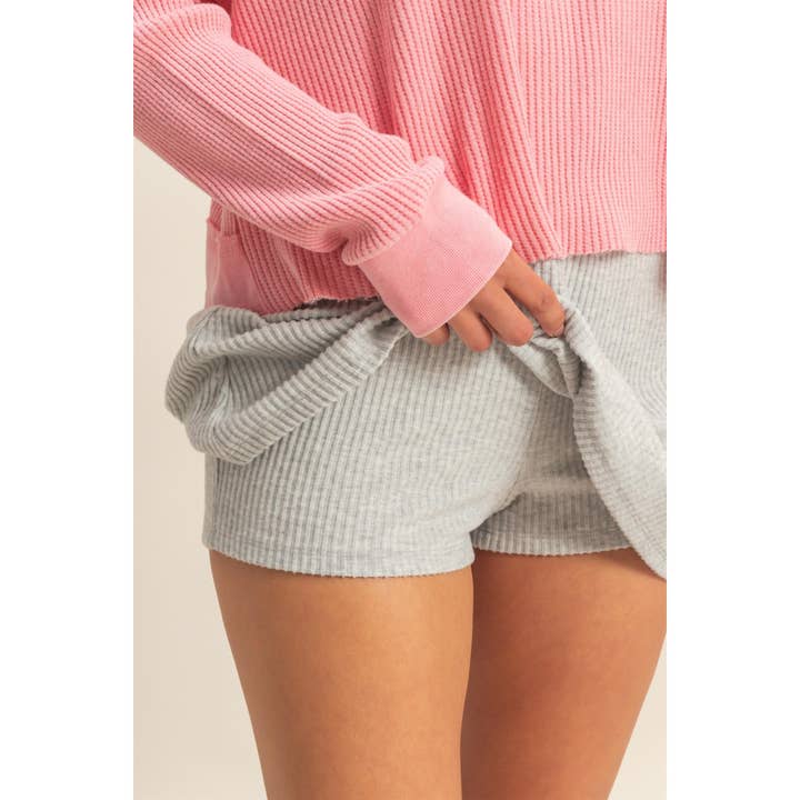 Double Zero - Wholesale Skort - Women's - Ribbed Elastic Waist Mini Skort13