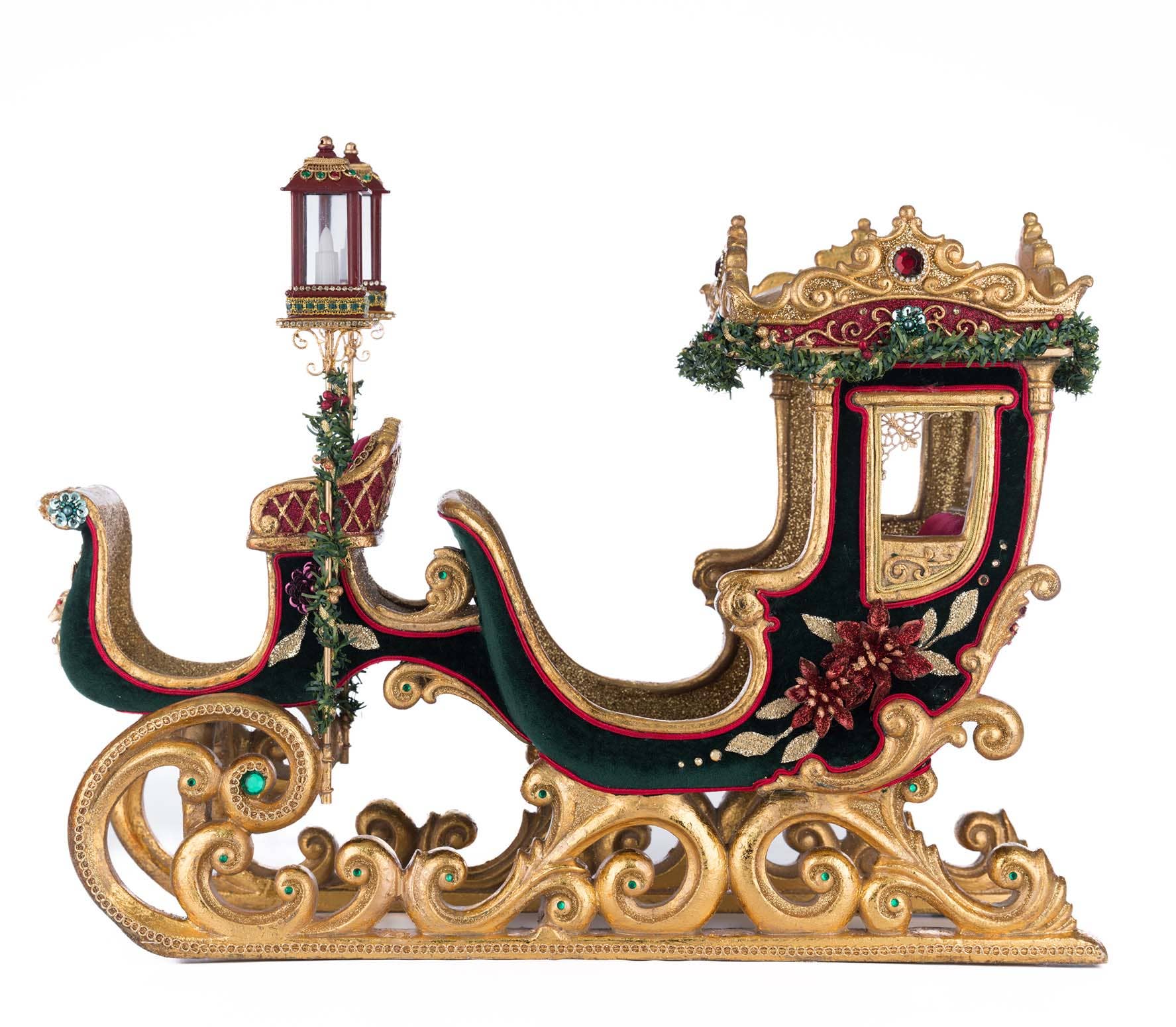 Katherine's Collection - Wholesale Christmas Decoration - Winter Balsam and Berry Sleigh1