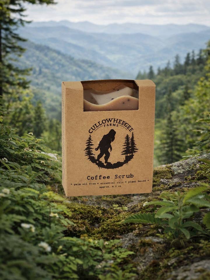 Coffee Scrub- Exfoliating Natural Body Soap for wholesale by Cullowheegee Farms