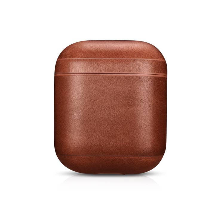 CairPods – Großhandel Airpod-/Ohrhörer-Etui – Herren – Vintage Premium AirPods Lederhülle - Braun5