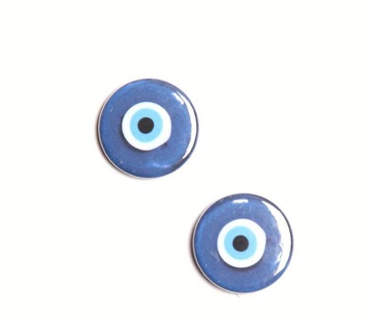 Cute as a Button Girl - Wholesale Lapel Pin/Button - 1.25in & 2.25in Evil Eye5
