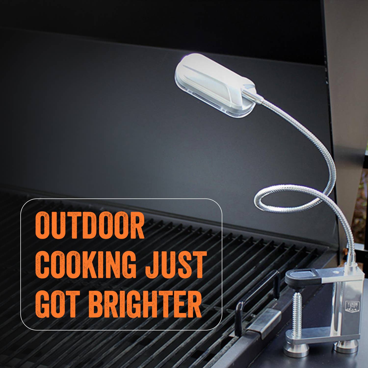 Yukon Glory - Vente Outil de gril pour l'extérieur - Lampe LED pour grill magnétique et plaque de cuisson5