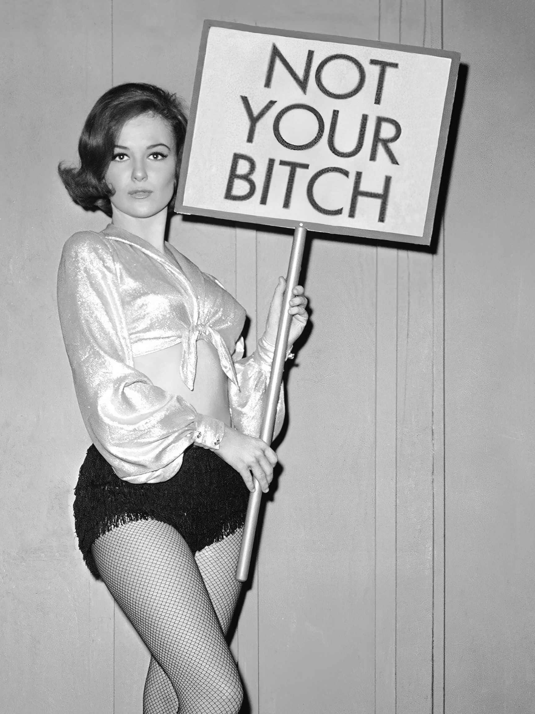 Barbara Decor - Venta al por mayor Pósteres - Póster vintage feminista en blanco y negro de 45x60 cm2