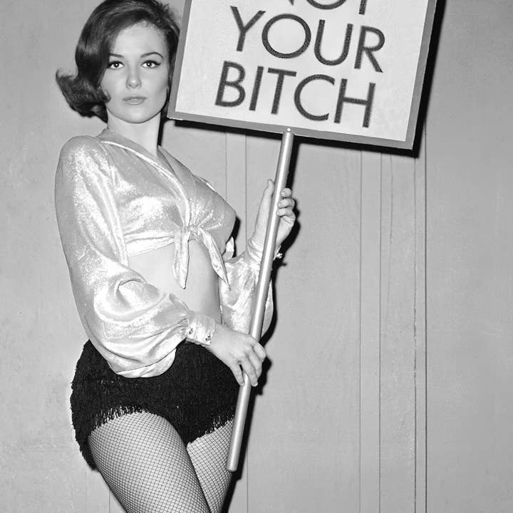 Barbara Decor - Wholesale Poster - 18x24" Poster - Black and White Vintage Feminist Wall Art 2