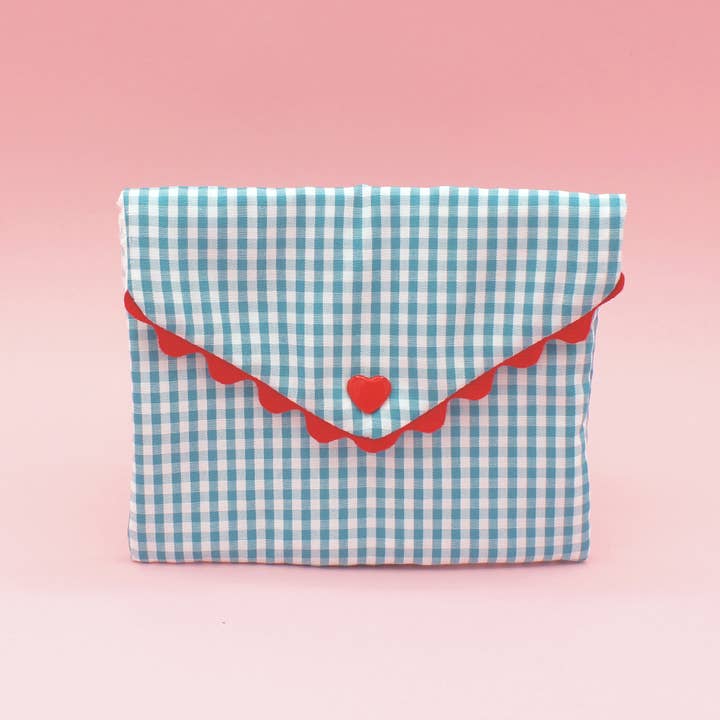 Machatatelier - Wholesale Soap Pouch/Sack/Bag - Soap pouch pattern - gingham & ric-rac4
