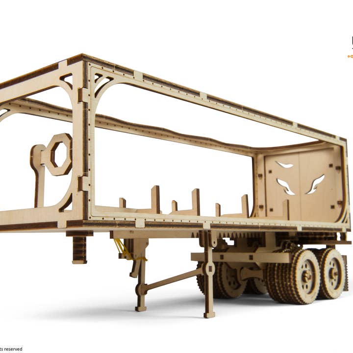 UGears Heavy Boy Trailer VM-03 - Puzzles 3D de madeira - DIY por atacado de Ukidz LLC