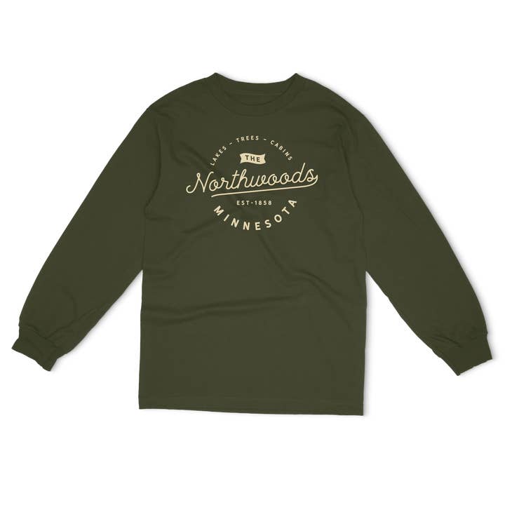 MN139 T-shirt à manches longues unisexe pour la vente par Lakeside Clothing Co.