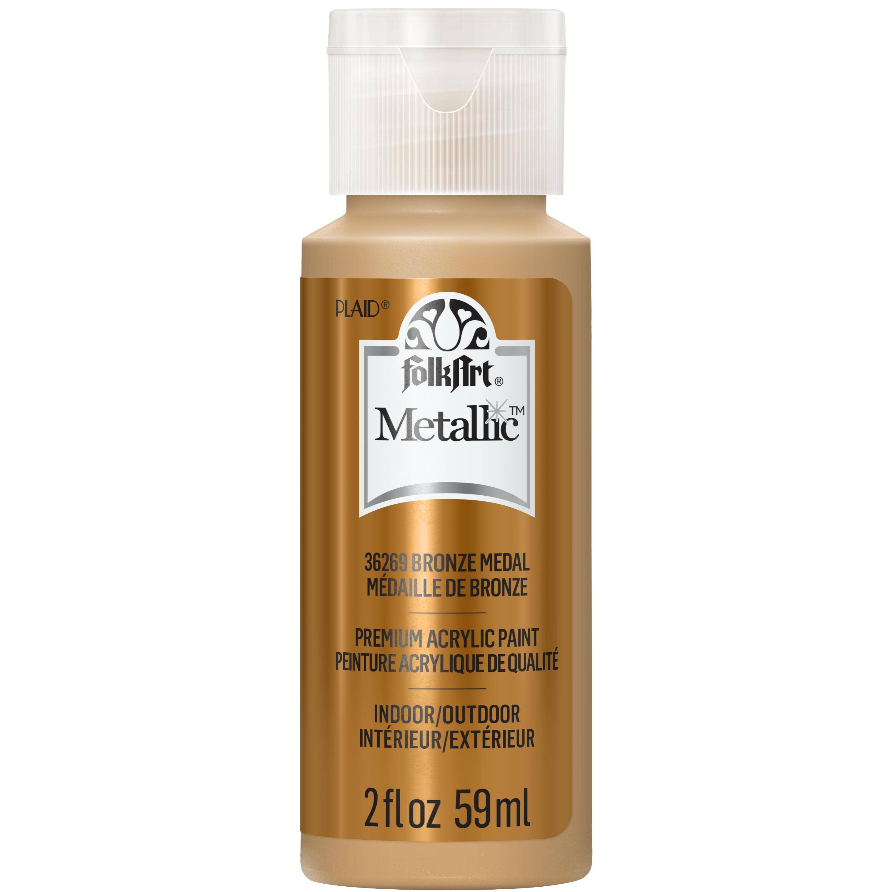 Plaid Crafts - Wholesale Acrylic Paint - FolkArt ® Metallic Acrylic Paint, 2 oz. 36
