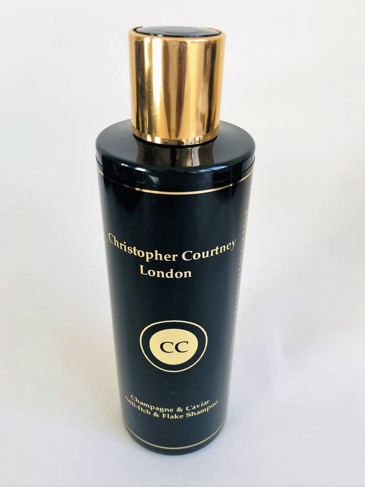 Shampooing anti-démangeaisons et flocons Champagne & Caviar 250 ml pour la vente par Christopher Courtney
