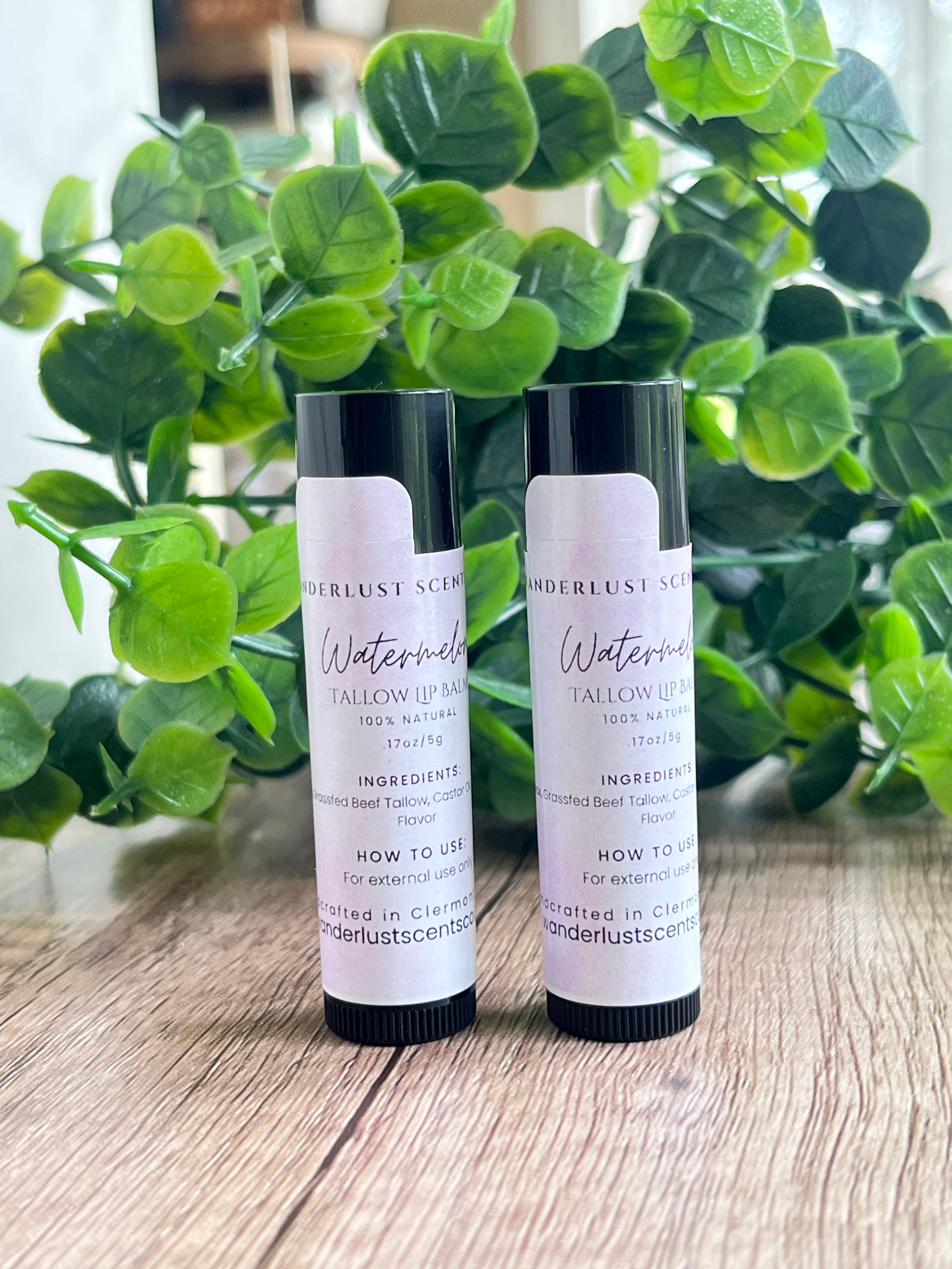 Wanderlust Scents Co. - Wholesale Lip Balm - Moisturizing Grass Fed Tallow Lip Balm Multiple Scents4