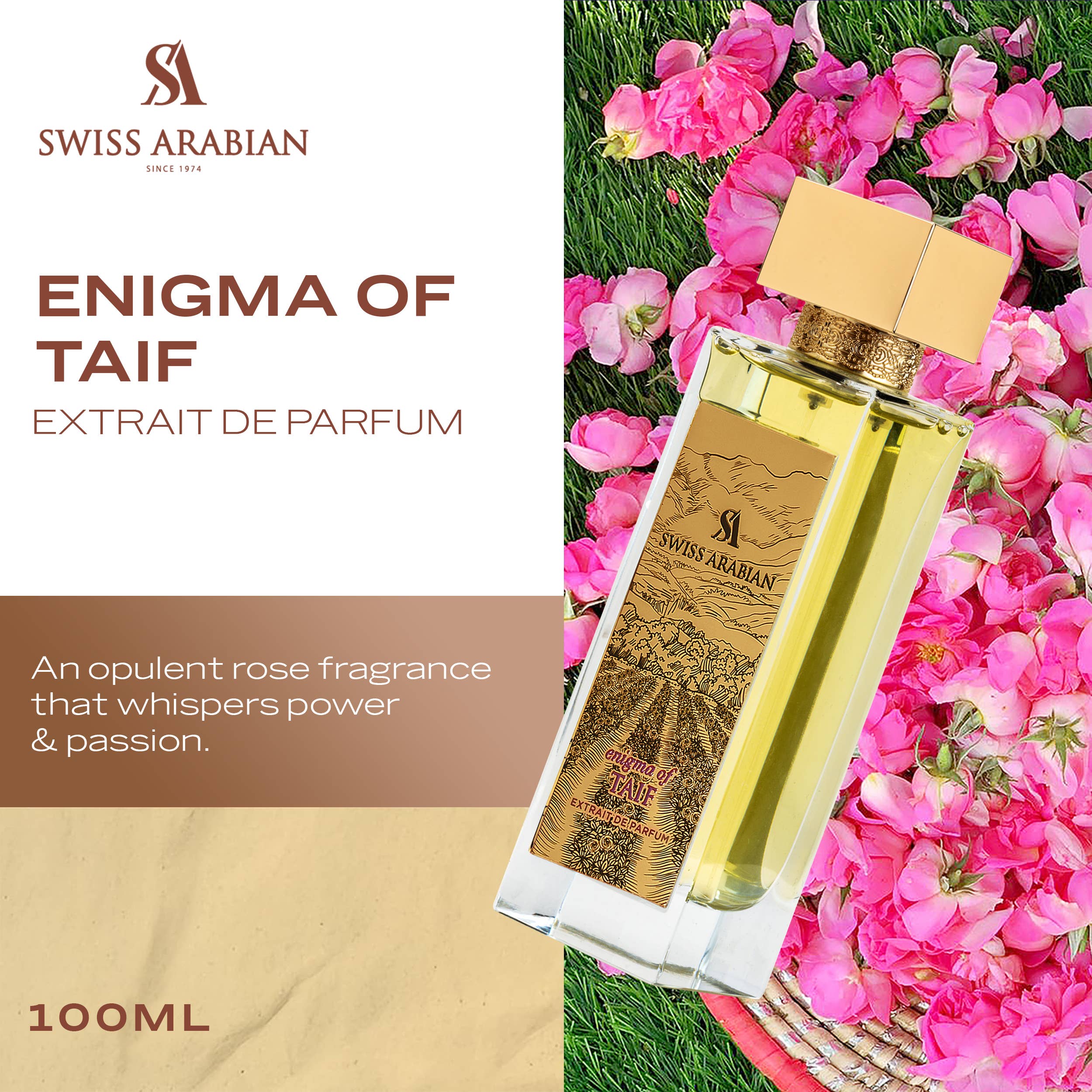 SWISS ARABIAN - Wholesale Perfume/Eau de Toilette - Swiss Arabian Enigma of Taif Extrait de Parfum Unisex 100ml1