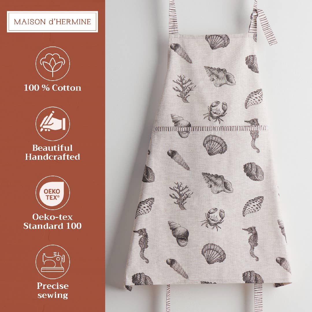 Maison d'Hermine - Design in Every Thread - Wholesale Apron - Apron 100% Cotton - Everyday Cooking - At The Seaside1