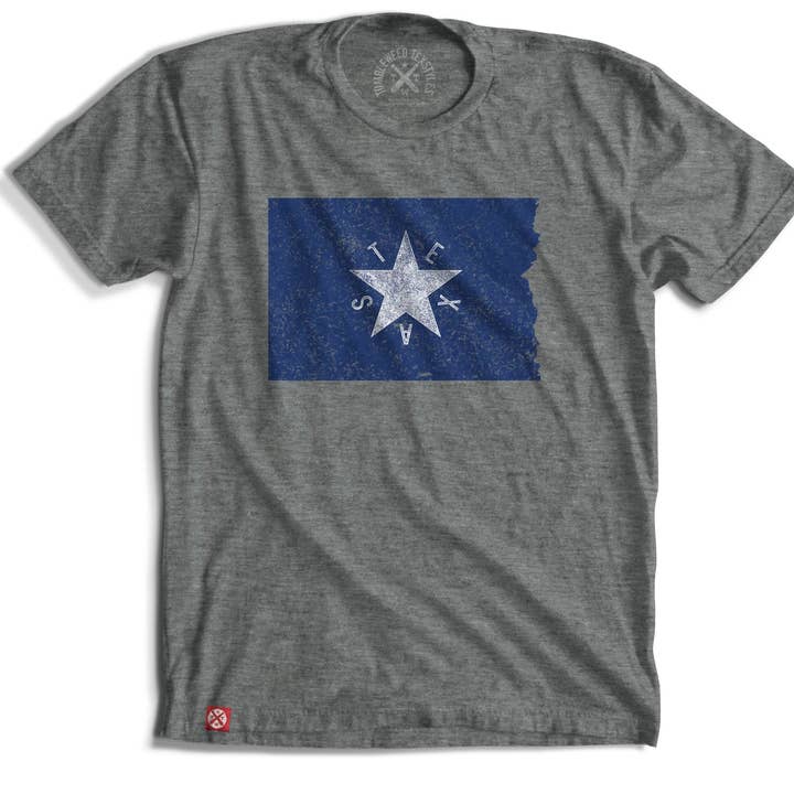 DeZavala Flag Weathered - Graphic Tee for wholesale by TWT Brand
