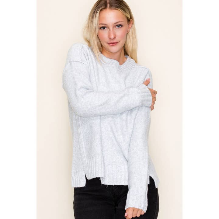 MOCK NECK SUPER COZY SWEATER for wholesale by STACCATO