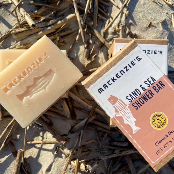 MacKenzie's Fisherman - Wholesale Bar Soap - Sand & Sea Shower Bar- 5.5 oz (12 qty)