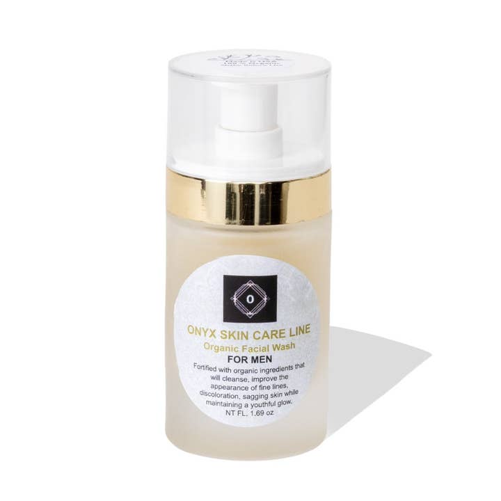 Nettoyant Visage Nourrissant Bio pour Hommes pour la vente par Onyx Skin Care Line