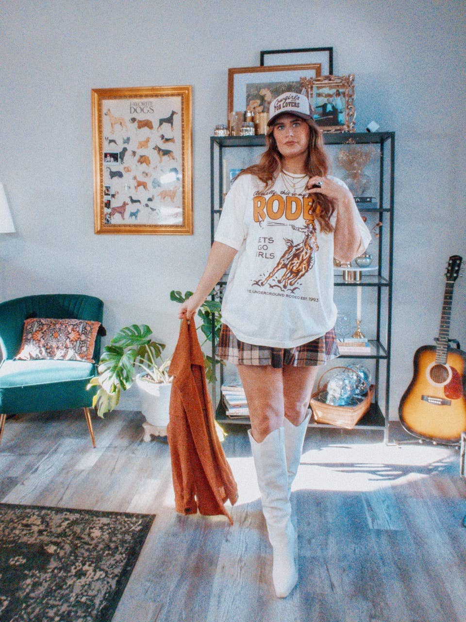 The Clandestine Underground – T-shirt estampada - Mulher por atacado – Esta é a Minha Primeira Tourada, T-shirt Quadrada de Algodão Ocidental10