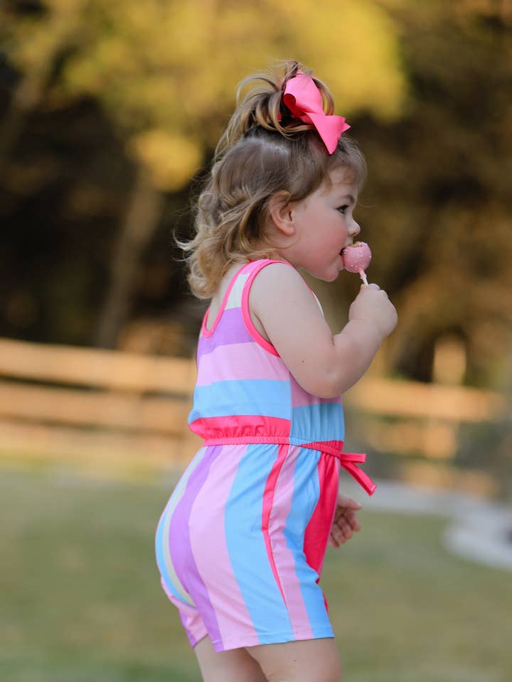 Rylee Faith Designs - Wholesale Dress Set - Baby - Leopard Striped Milk Silk 3-piece Jumpsuit Set8