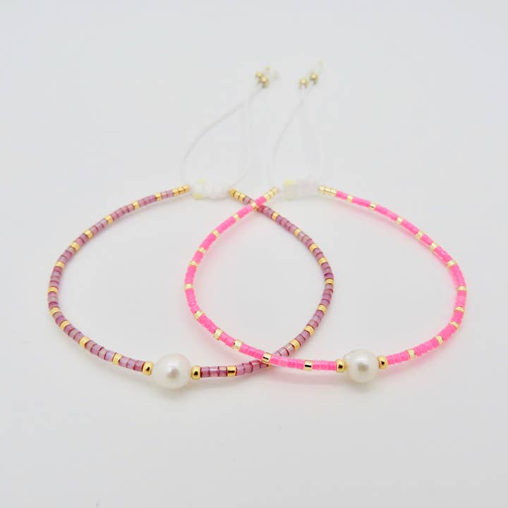 Rosamariposa - Wholesale Beaded Bracelet - Lana Dainty Pearl Bracelet