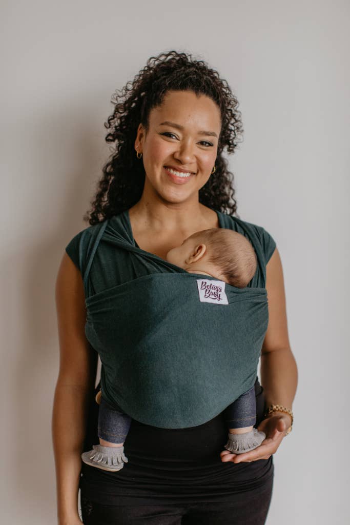 Beluga Baby - Wholesale Baby Wrap/Sling - The Spruce Beluga Wrap - Heather Teal