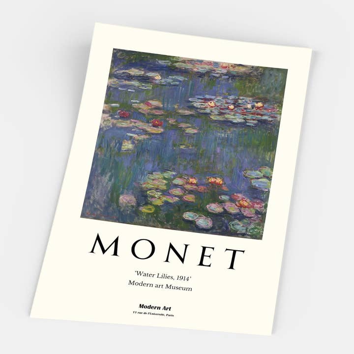Gustave - Wholesale Art Print - Claude Monet, Water Lilies, 19141