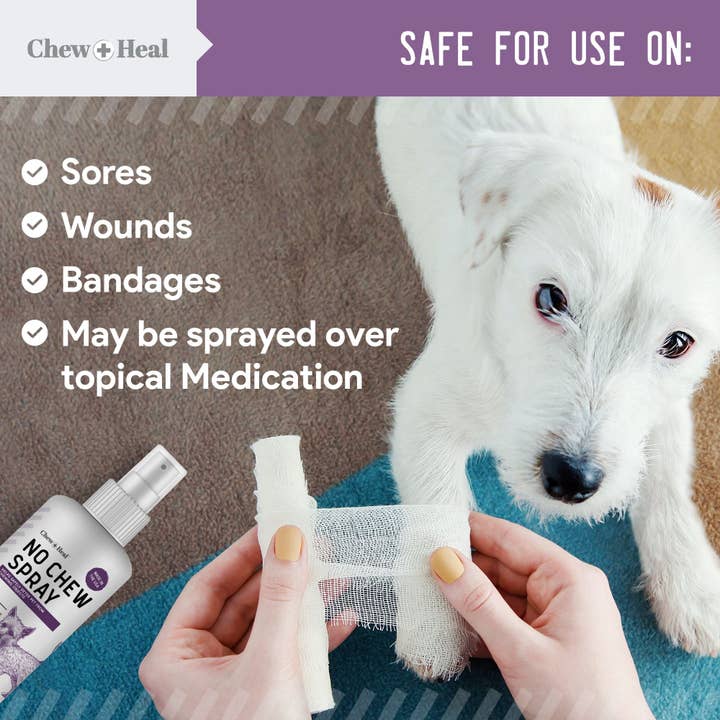 Chew + Heal – Großhandel Haustierspray – Hund – Kein Kauspray für Hunde & Katzen| Anti-Kauspray| Kauen+Heilen