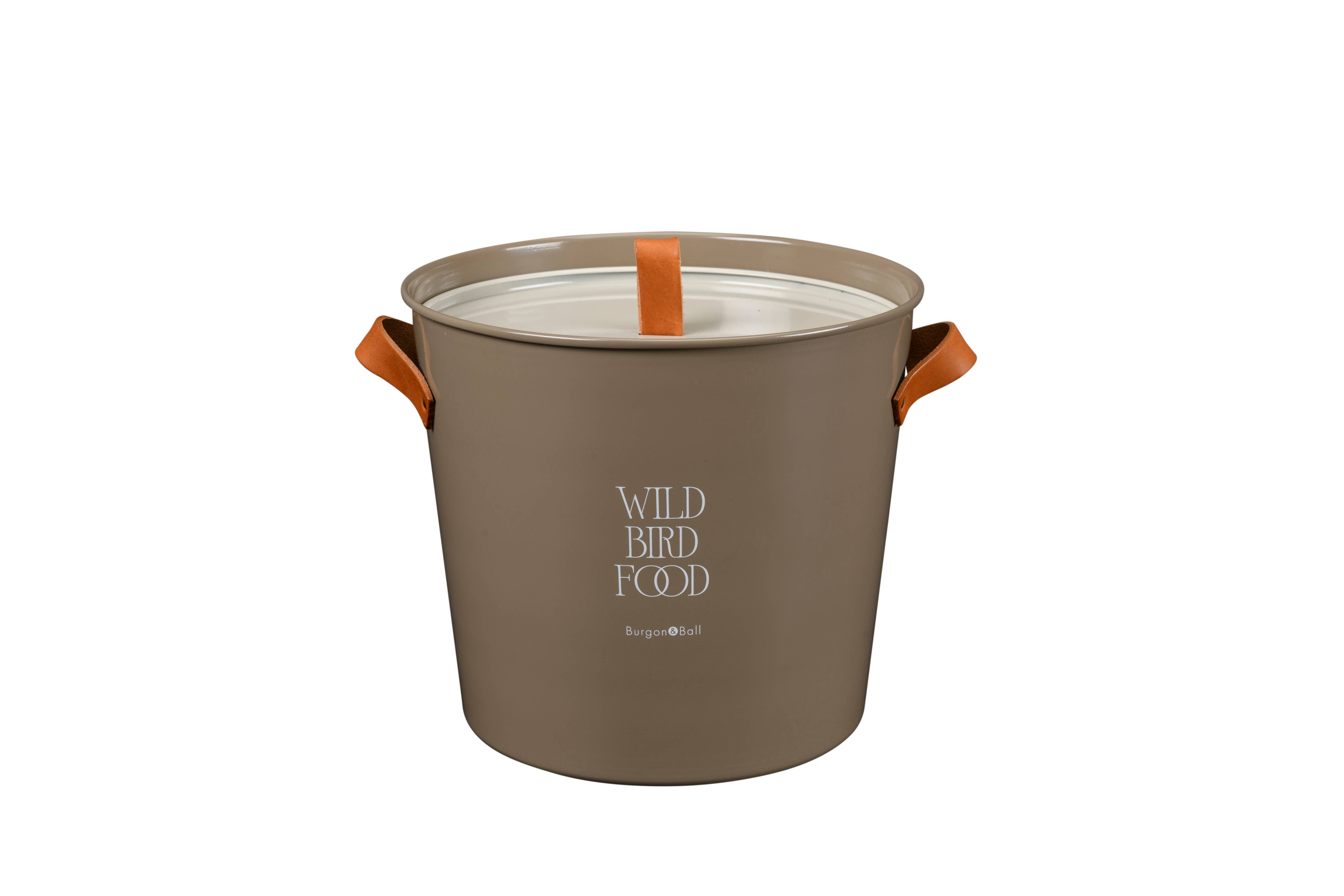 Burgon and Ball – wholesale Bird feeder – NEW Wild Bird Feed Tin - Truffle12