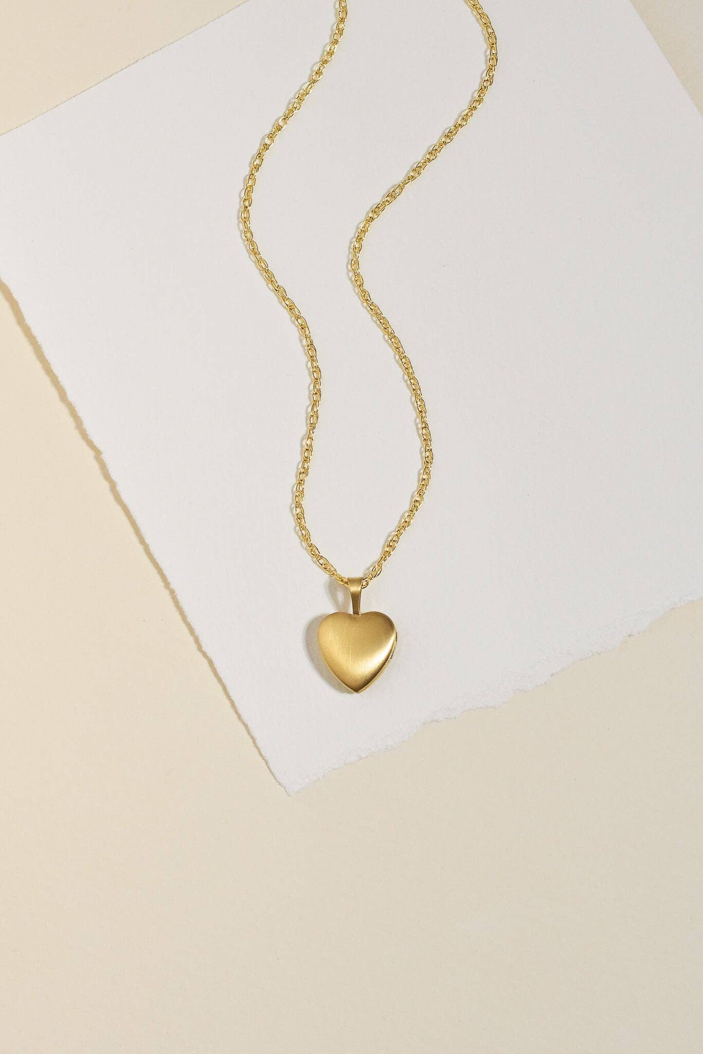Gold Fill Heart Locket Necklace for wholesale on Faire5