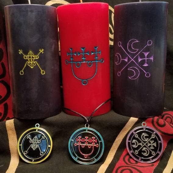 Goetic Impressions - Wholesale Votive Candle - Custom Goetia Demon Sigil Candle4