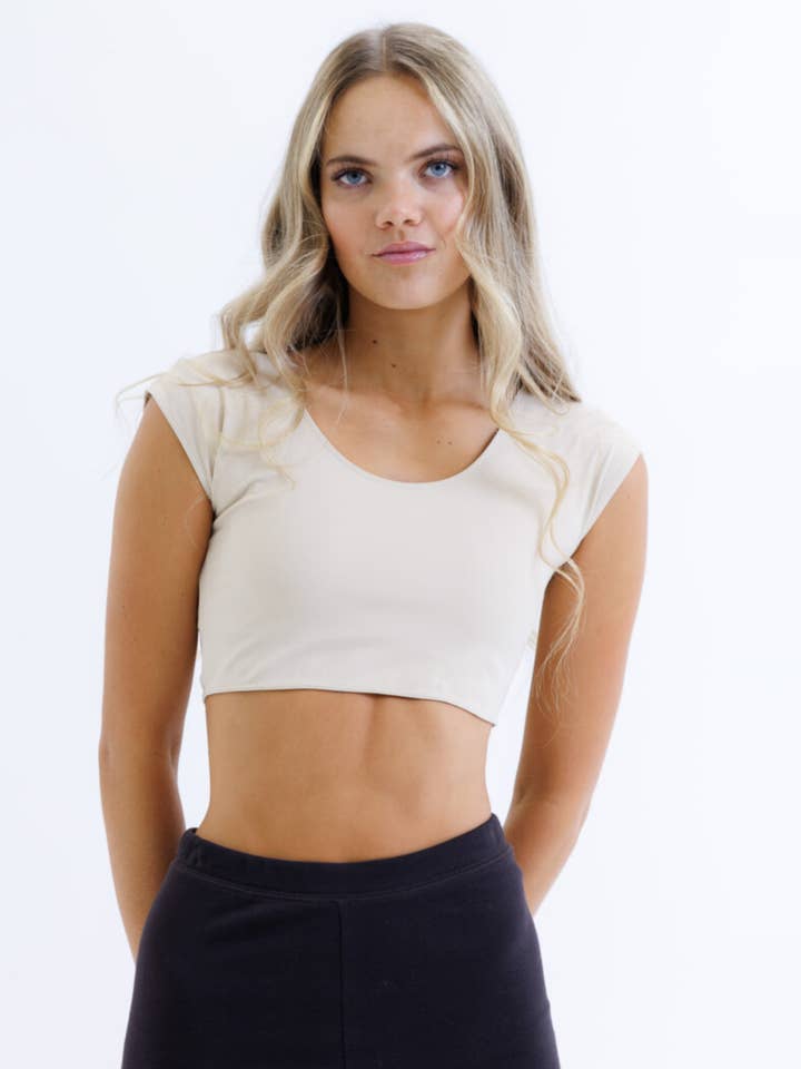 Contour Demi Tee for wholesale by Garden Naked