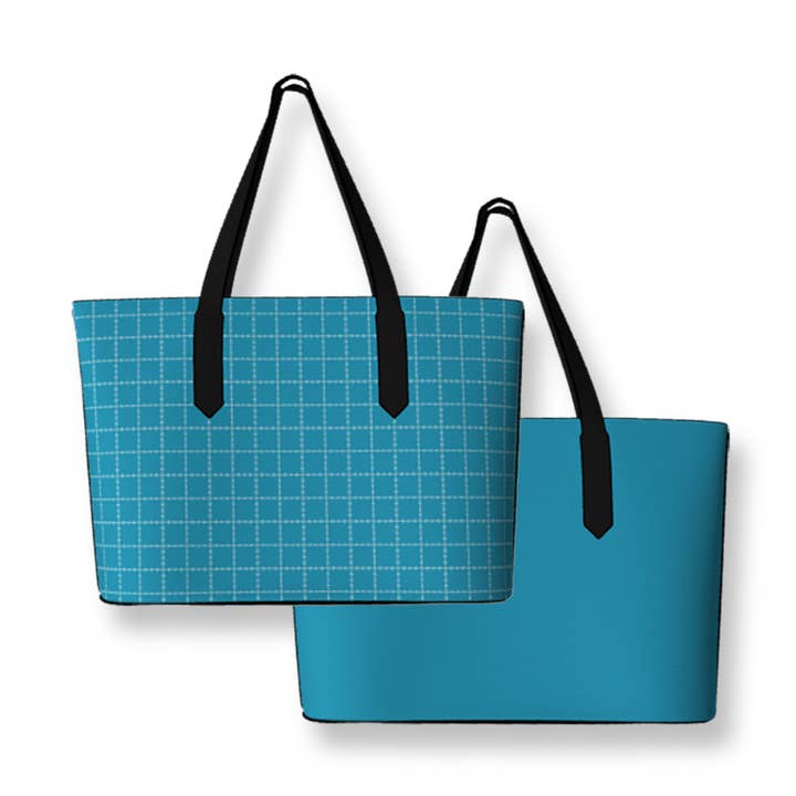 On the Horizon | Horizon Blue Tote Bag Duo for wholesale by Mix N Match Style