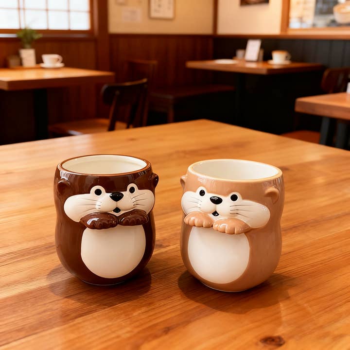 Otter-shaped ceramic Yunomi cup and other Purchase Wholesale yunomi. Free Returns & Net 60 Terms on Faire trending on Faire.