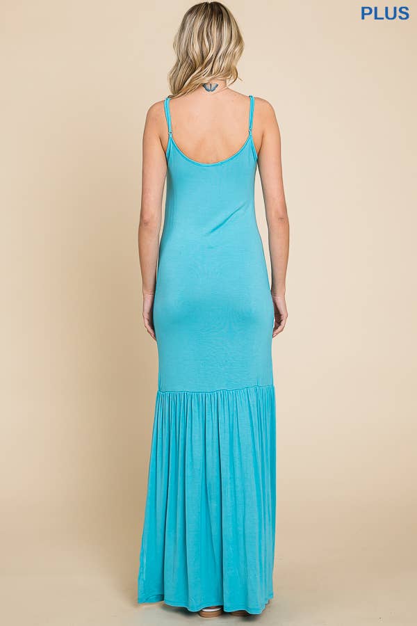 Culture Code - Wholesale Dress - Women's - CAD1036X - CAMI MAXI DRESS OPEN SLIT11