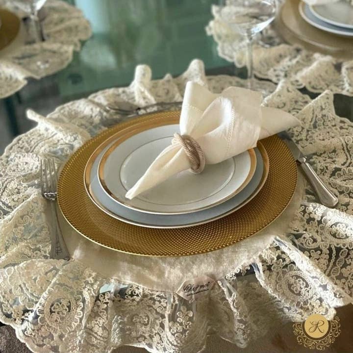 Chez Moi – wholesale Placemat – Set of 2 Corinthian Frame Placemats4