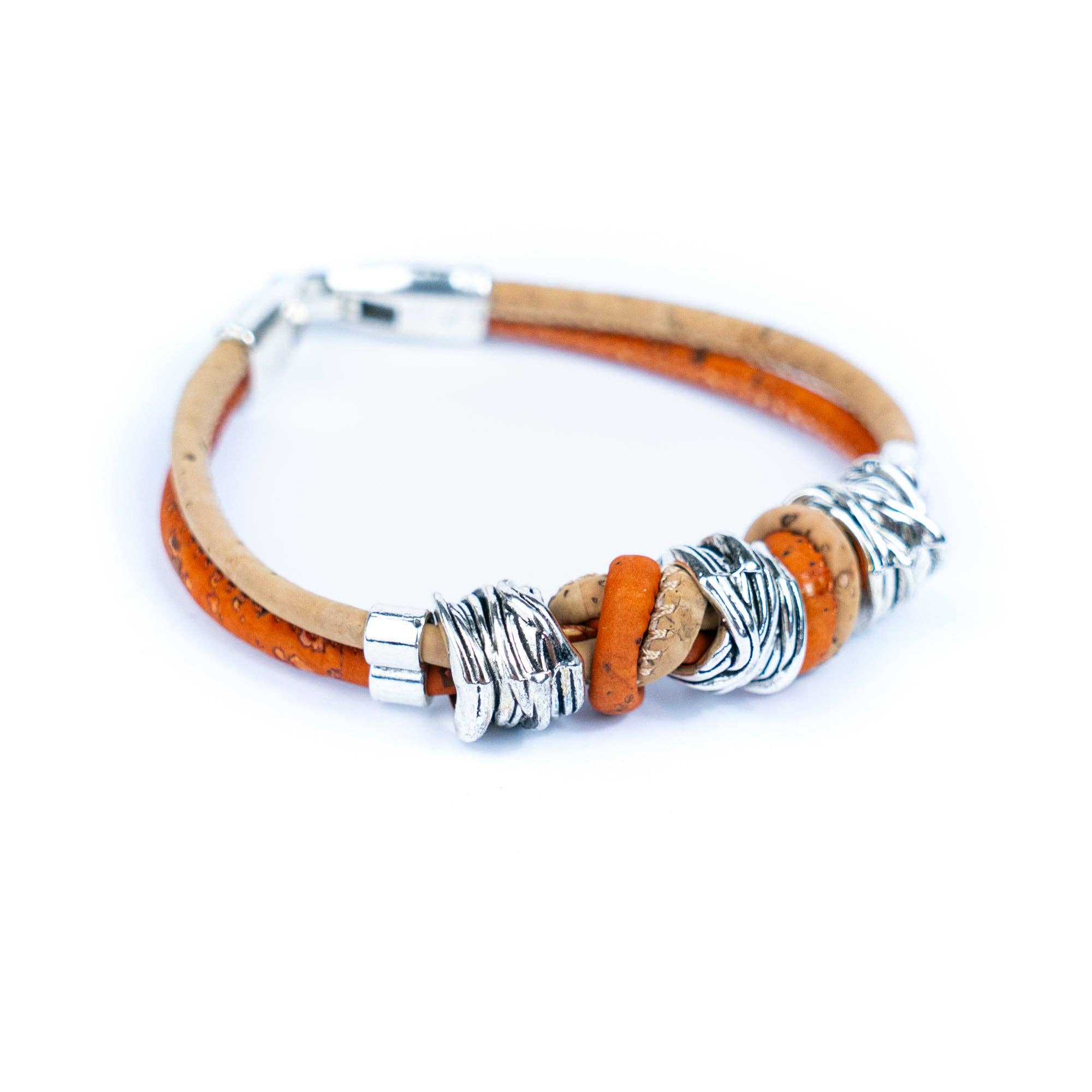 Meninas Bonitas Cork - Venta al por mayor Juegos de joyas - Joyería artesanal vegana de corcho colorido BR-220-MIX-510